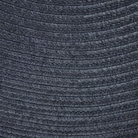 Ovalni pleteni tepih u boji, 4' okrugli, Traper plavi, ovalni, ovalni, ovalni, ovalni, ovalni, ovalni, ovalni,