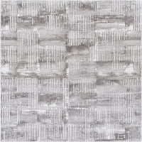 Dobro tkani siggi pametni moderni geometrijski plad sivi 7'10 9'10 Vintage područja prostirka