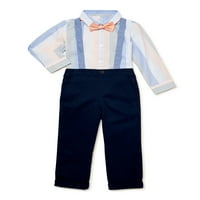 Wonder Nation mališani majica, hlače i odjeću za outfit, 3-komad, veličine 12m-5t