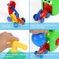 Obrazovanje Djeca Zabavna zagonetka kugla inercijalna snaga eksperiment znanost o inercijalnoj igračkoj automobilu