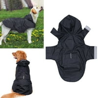 Reflektirajuća kišna jakna za pse s kapuljačom, vodootporna odjeća za velike pse, kišna jakna za pse, pončo za