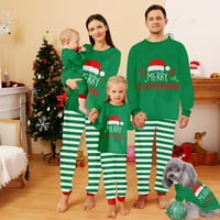 Božićni Gr1nch pidžama za obiteljski odmor PJS odgovarajući setovi za žene, muškarci Kids Xmas Top + hlače