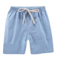Donje rublje / modne hlače za malu djecu, modne Slatke jednobojne lanene hlače za dječake i djevojčice, sportske