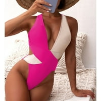 Ženski jednodijelni modni seksi bikini kupaći kostim na plaži u križnim bojama u boji