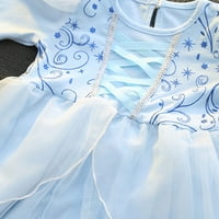 2-6T dječja matica djevojke pepeljuga ariel elsa kostim haljina princeza oblači se