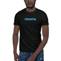 2xl plava Hrvatska pamučna majica s kratkim rukavima prema nedefiniranim darovima
