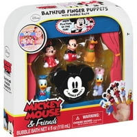 Disney Mickey Mouse & Friends Batutub prstne lutke s kupkom mjehurića, PC