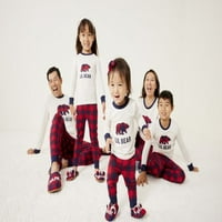 Dearfoams mališani dječaci i djevojčice unise set koji odgovara obiteljskoj pidžami, dvodijelni