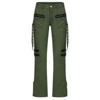 Traperice za žene, ženske traperice od trapera s poderanim rubom, casual traperice, traper hlače od Vojske zelene