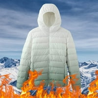 Ženski zimski kaput s patentnim zatvaračem donji kaput tanka jakna dugih rukava donji kaput Plus size kaputi za
