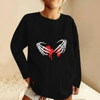 Topovi Plus veličine za žene ženski puloveri s dugim rukavima majica s kapuljačom s kapuljačom Casual majice s