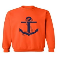 Neugodni stilovi sidrišta Crewneck Unise džemper Marine Crewneck za djevojke more smiješne posade za muškarce