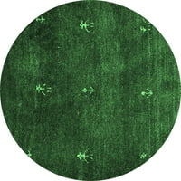 Moderni tepisi za sobe okruglog oblika, apstraktni uzorak smaragdno zelene boje, 3' okrugli