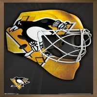 Plakat na zidu s maskom Pittsburgh Penguins, 14.725 22.375