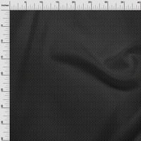 Oneoone baršunasta crna tkanina geometrijska potrepština za prešivanje tiskanje tkanine za šivanje po dvorištu