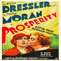 Prosperitet s lijeve strane na američkom plakatu Art: Polly Moran Marie Dressler Film Masterprint