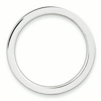 Smeđi emajlirani prsten od srebra