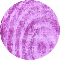 Ahgly Company zatvoreni krug Sažetak Purple Modern Area prostirke, 3 'krug