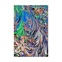 Zaštitni znak likovna umjetnost 'Sažetak Splatters Lovejoy 36' Canvas Art by Mark Lovejoy