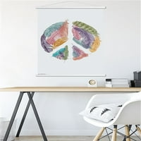 Rachel Colduell - zidni poster Svijet perja s magnetskim okvirom, 22.375 34