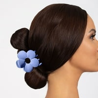 Veliki cvjetni stisak dizajna kose za kosu ženski stražnji dio glave isječak za kosu za kosu za glava duga kosa
