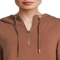 Avia ženska mink nazad četvrt zip hoodie s palicama