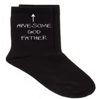 Strašan Bog Otac, crne čarape od teleće kože, poklon za Dan očeva, rođendan, Božić