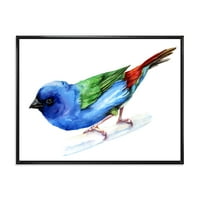Forbes Finch ptica na grani uokvirena slika platno umjetnički tisak