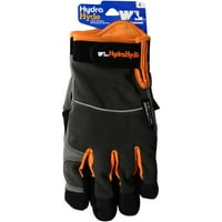 Thinsulate izolirane sintetičke kože Hydrahide rukavice za hladno vrijeme, sive hi-viz narančaste