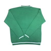 Ženski predimenzionirani džemper za pukotine jeseni i zimski fakultet vjetar vunena košulja s dugim rukavima i