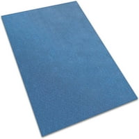 6'x9 'kobalt - Unutarnji vanjski tepih tepiha s premium tkaninom gotovim rubovima