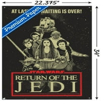 Ratovi zvijezda: Povratak Jedija-čekanje je gotovo zidni poster s gumbima, 22.375 34