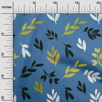 pamučni poplin srednje plave boje tkanina za šivanje s cvjetnim printom od uradi sam iz Uradi Sam širokog asortimana