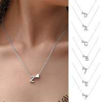 Ogrlica za par u obliku slova u obliku slova od legure Prijenosni muški privjesak Od nehrđajućeg čelika za poklon