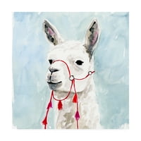 Zaštitni znak likovna umjetnost 'akvarel llama ii' platno umjetnost Victoria Borges