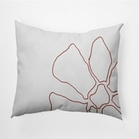 Jednostavno tratinčica moderna i suvremena bijela cvjetna poliesterska ukrasna lumbalni jastuk