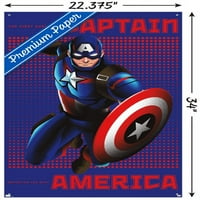Zidni plakat u mumbo-Captain America s gumbima, 22.375 34