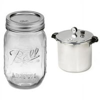 Presto 23-Quart aluminijski tlak Canner & Ball pint staklenke vrijednosni paket