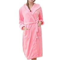 Pidžama za žene i muškarce Flanel spavaćice za žene spavaćice ženske pidžame Donje Rublje pidžama s kapuljačom