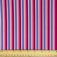 Waverly Inspirations 44 pamučne mornarske pruge šivanje i zanatska tkanina uz dvorište, bijelo, ružičasto