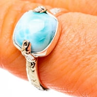 Premium Larimar Veličina prstena - ručno izrađeni boho vintage nakit prsten134405