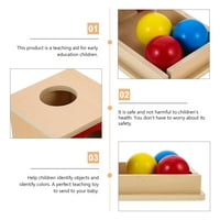 Set predmeta trajnost Bo tri kuglice igračka za ladice dječja igračka Montessori