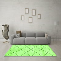 Moderni pravokutni tepisi za sobe u jednobojnoj zelenoj boji, 8 '10'