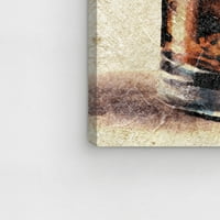 Wynwood Studio Pijeva i alkoholna pića na zidno umjetničko platno otisci 'Scotch Glass' kućni dekor, 16 16