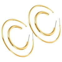 Parovi obruči naušnice žene s obzirom na naušnice ženske uho nakit personalizirane naušnice