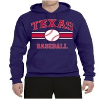 Divlji bobby grad Texas bejzbol fantasy fan sportovi unise hoodie dukvica, ljubičasta, velika