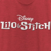 Ženski lilo & Stitch Logo Racerback Tank Top Red Heather Medium