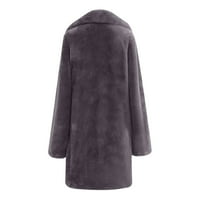 Ženski kaputi na rasprodaji u rasprodaji Ženski Jednobojni topli kaput u zimskoj odjeći s ovratnikom