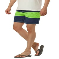 Jedinstvene ponude muške ljetne plaže prugaste boje Blok mrežaste boje kratke hlače