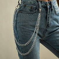 Traper Hlače-lanac-Hip Hop Punk lanci za žene muške hlače Torbica lanac struka